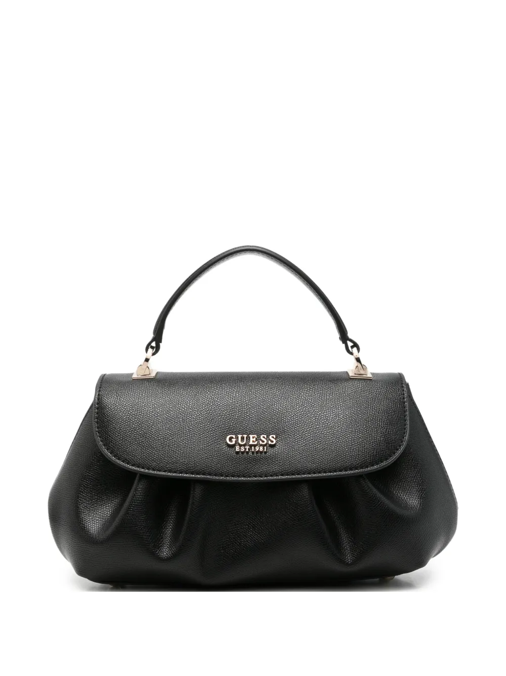 GUESS USA pebbled leather handbag - Nero