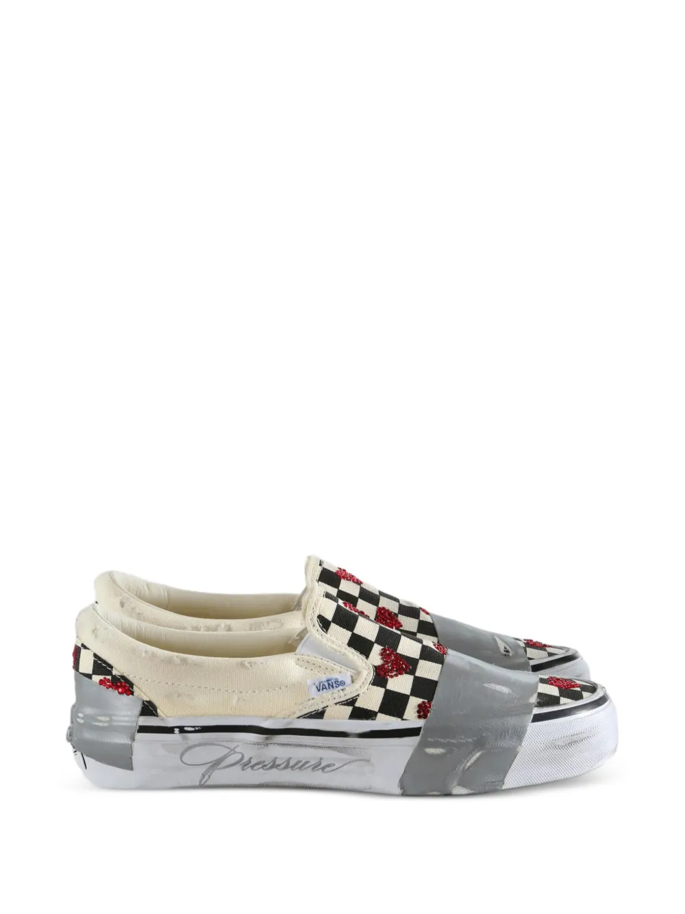 Vans X Gregory Baffoni 98 Heart Checker Slip-on Sneakers In Multi