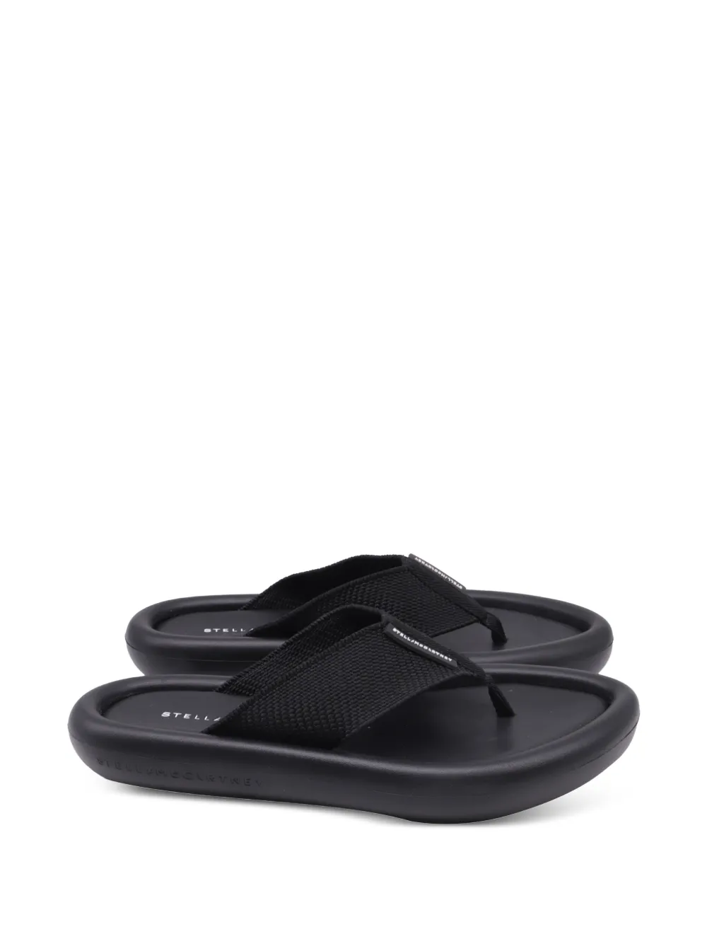 Stella McCartney Pre-Owned Klassische Flip-Flops - Schwarz