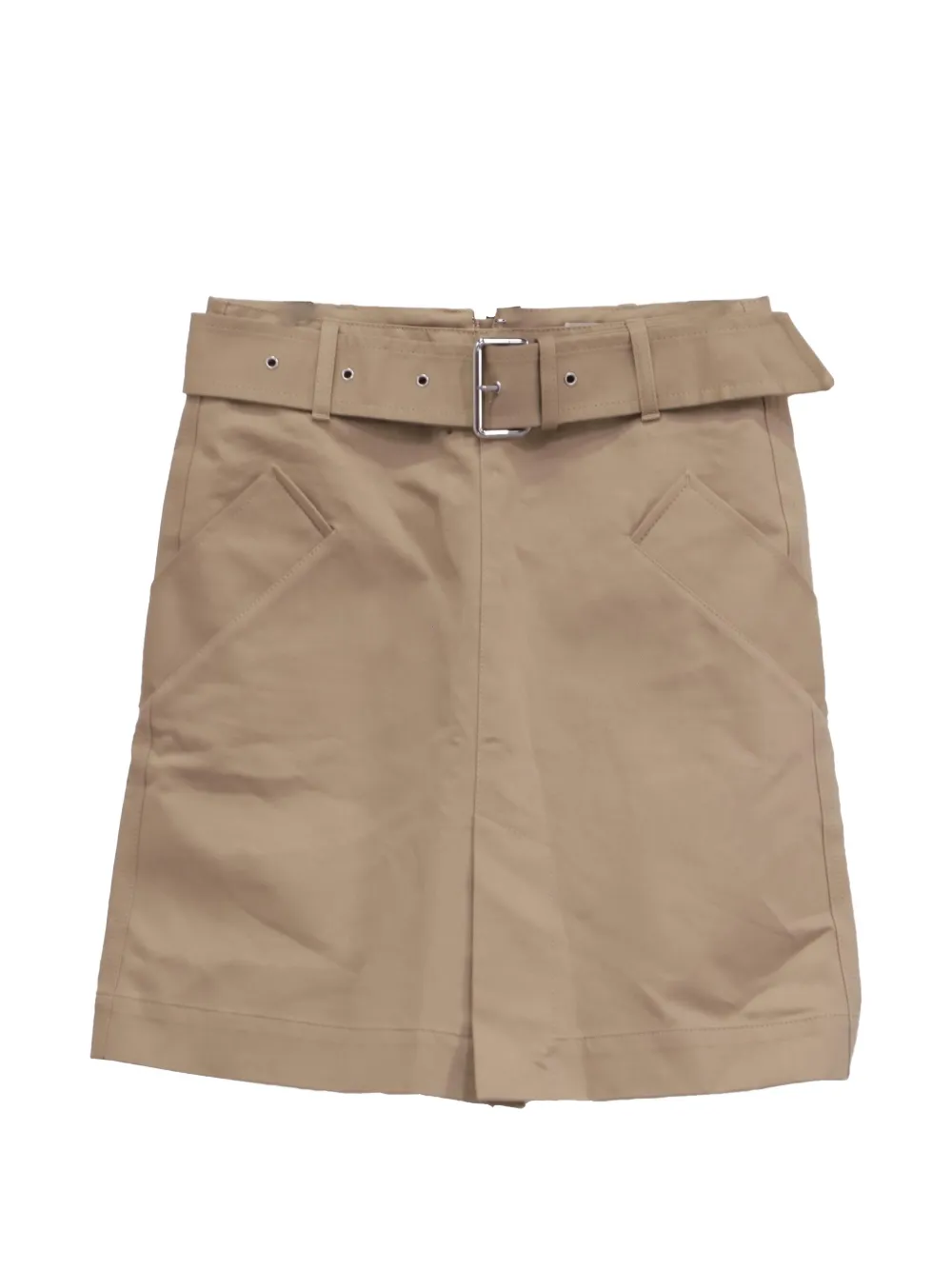TOTEME belted A-line skirt - Toni neutri