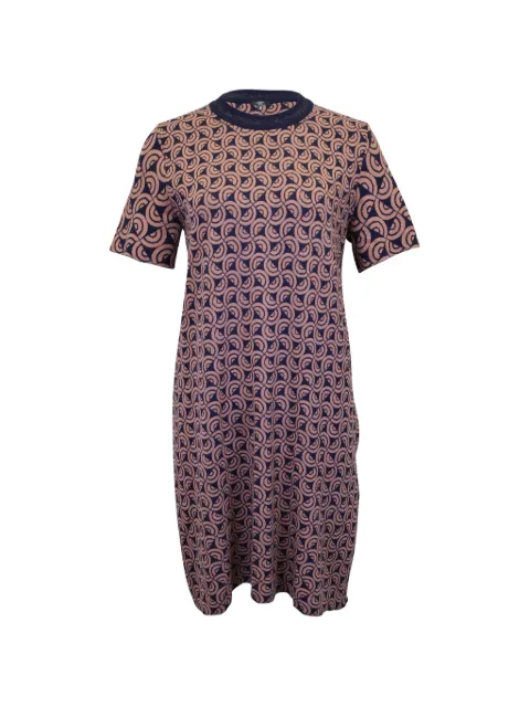 Weekend Max Mara geometric-motif Lurex dress