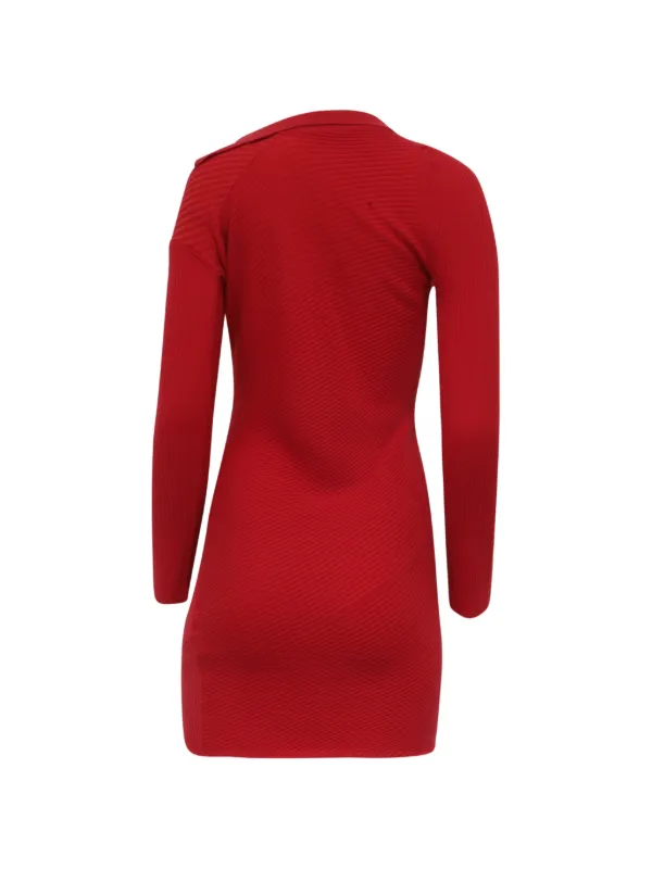 colin knit dress Jacquemus Pre-Owned La Robe Maille Ribbed | Red birthday25