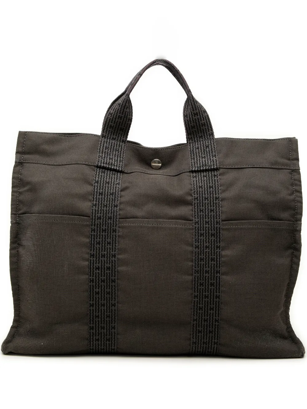Hermès Pre-Owned 1990-2010 Canvas Herline MM tote bag - Grigio