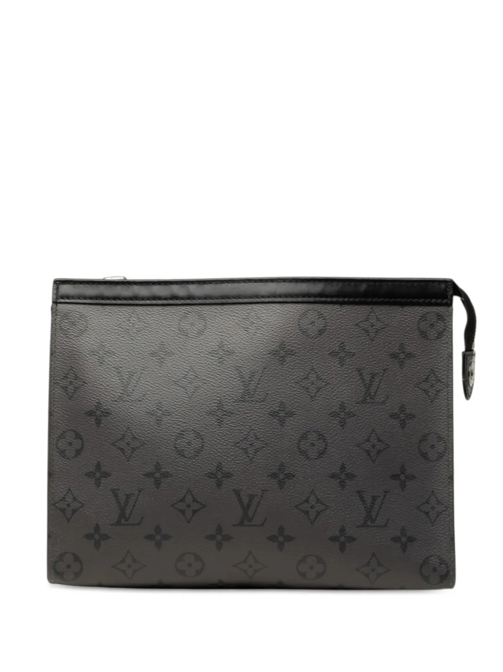 Louis Vuitton Pre-Owned 2010-2026 Monogramm Eclipse Reverse Pochette Voyage MM Clutch - Grau