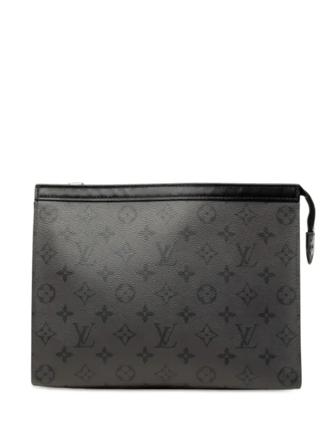 Louis Vuitton Pre-Owned 2010-2026 Monogram Eclipse Reverse Pochette Voyage MM clutch bag