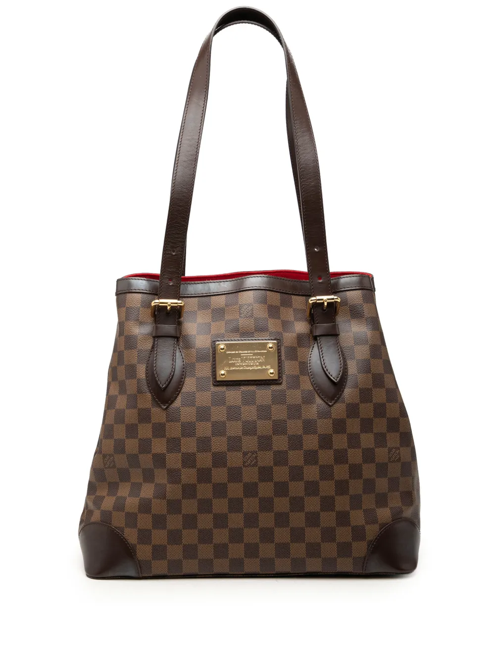 Louis Vuitton Pre-Owned 2007 Damier Ebene Hampstead GM tote bag - Braun