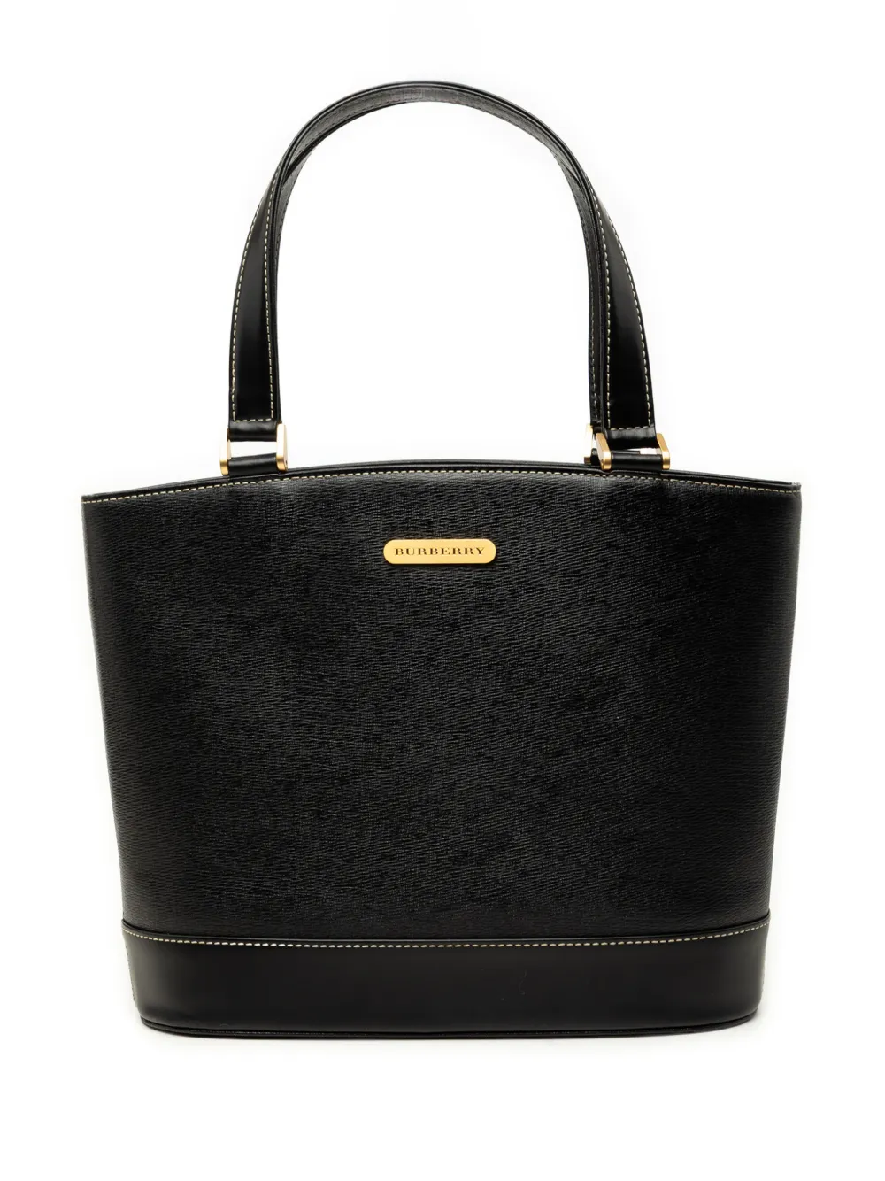 Burberry Pre-Owned Borsa tote in pelle 2000-2017 - Nero