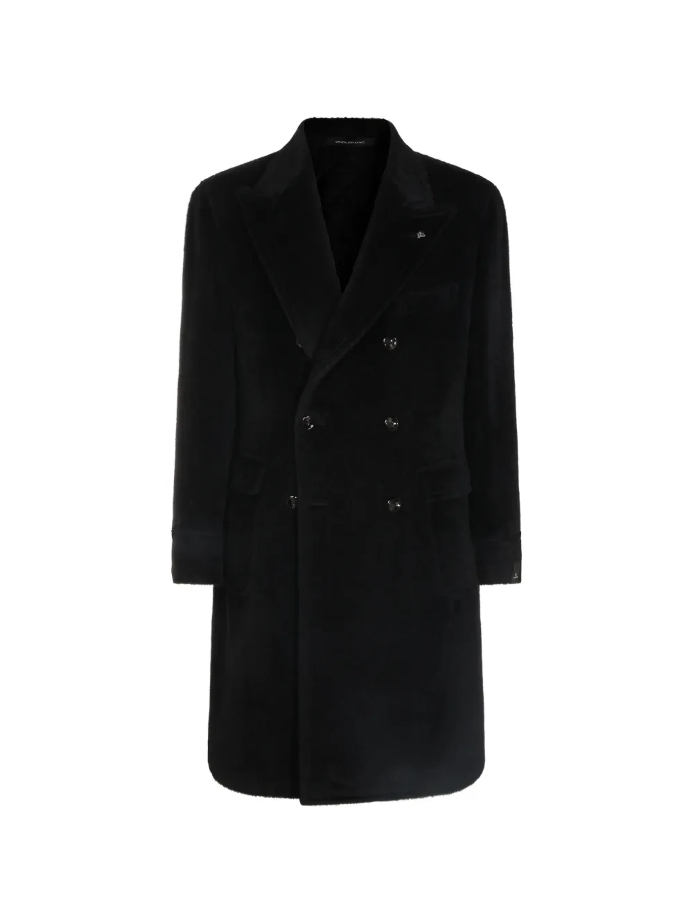 Tagliatore double-breasted peak-lapels coat - Nero