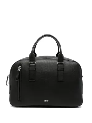 TOM FORD レザーダッフルバッグ M | ブラック | FARFETCH JP