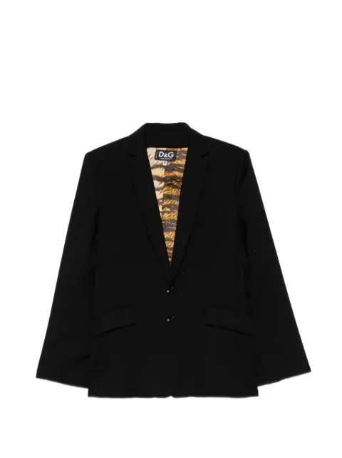 Dolce & Gabbana Pre-Owned blazer con solapas de muesca 2000