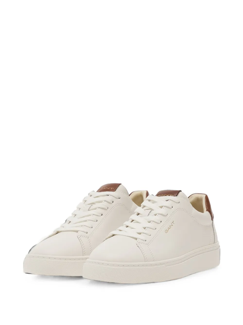 Gant contrast-heel sneakers Beige