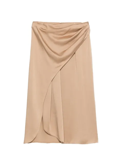 Elie Saab draped wrap-style midi skirt
