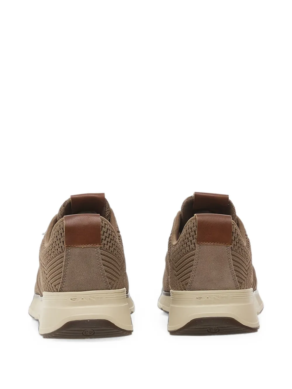 Gant Beeker knit lace-up sneakers Bruin