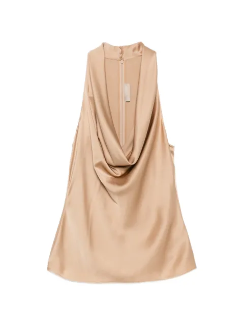 Elie Saab cowl-neck sleeveless top