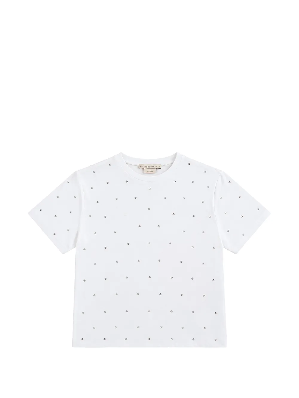 Stella McCartney Kids rhinestone-embellished T-shirt - Bianco