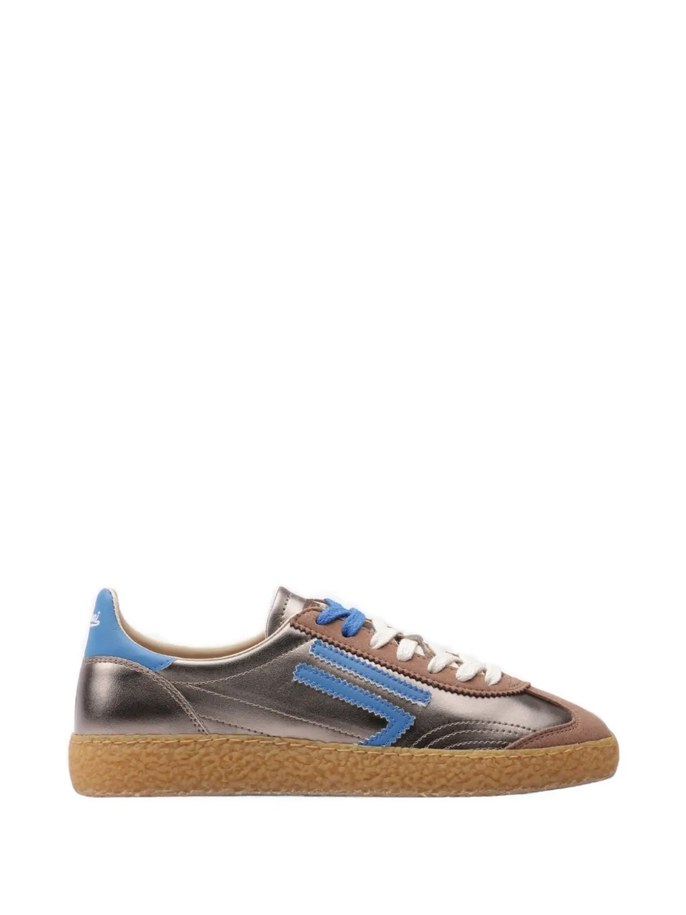 Puraai XS metallic-effect sneakers Grijs