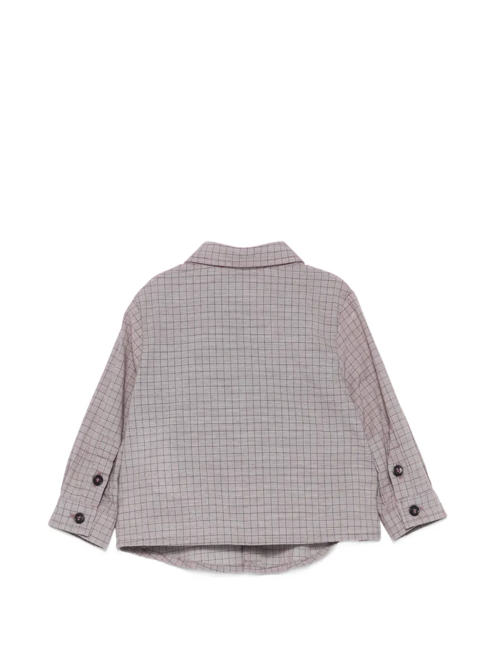 Emporio Armani Kids Geruit shirt Beige