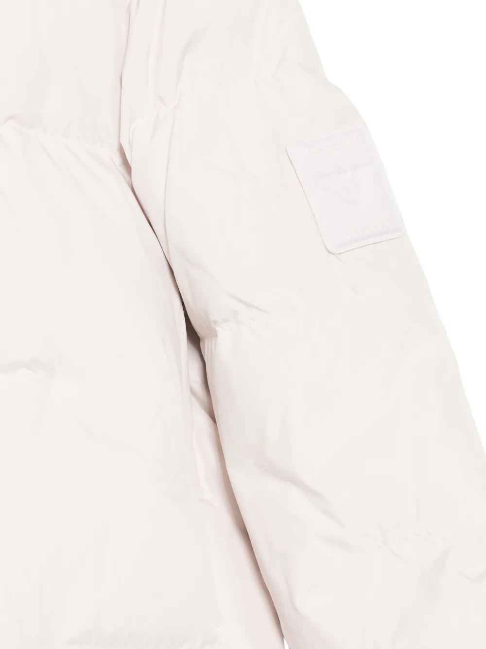 Emporio Armani Kids Gewatteerd jack Beige