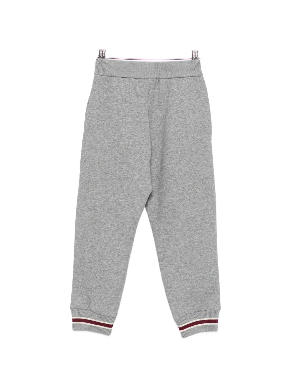Emporio Armani Kids Trainingsbroek met gestreepte afwerking en geborduurd logo Grijs