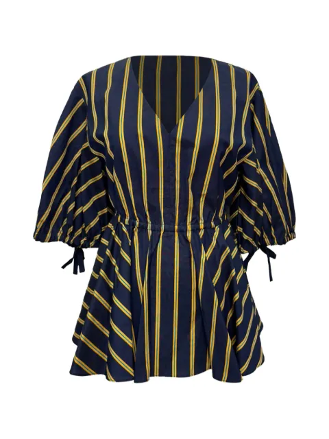 Jason Wu striped peplum top