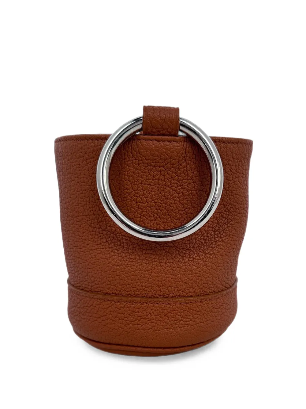 Pre-owned Simon Miller Bonsai Ring-handle Bucket Bag In Brown