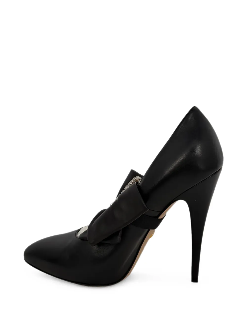 Gucci Pre-Owned Pumps Elaisa con fiocco - Nero