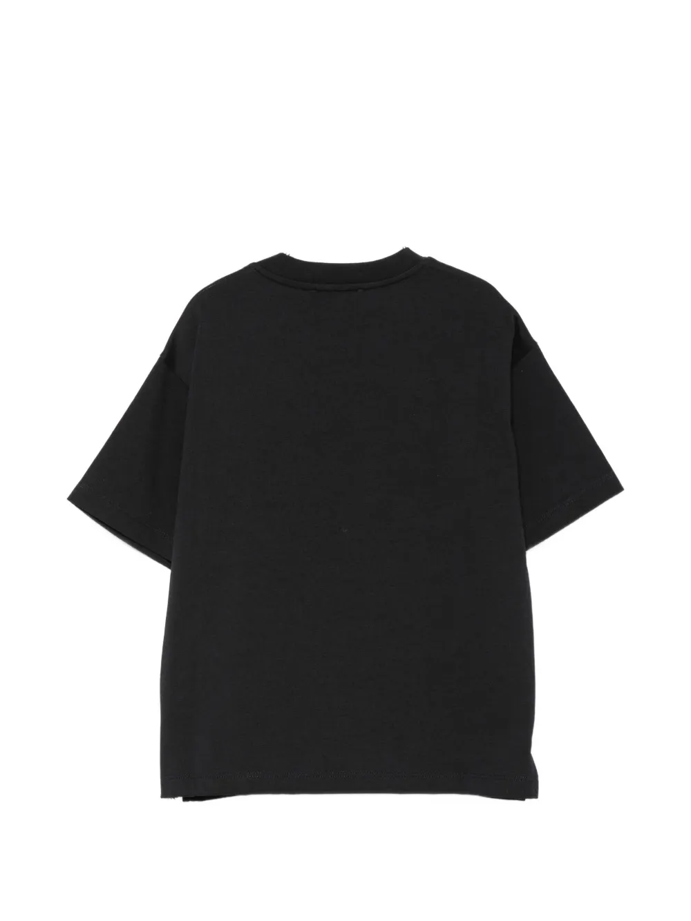 Emporio Armani Kids T-shirt met logopatch Zwart