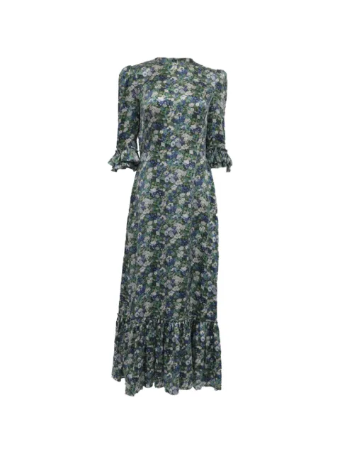 The Vampire's Wife floral-print silk maxi dress