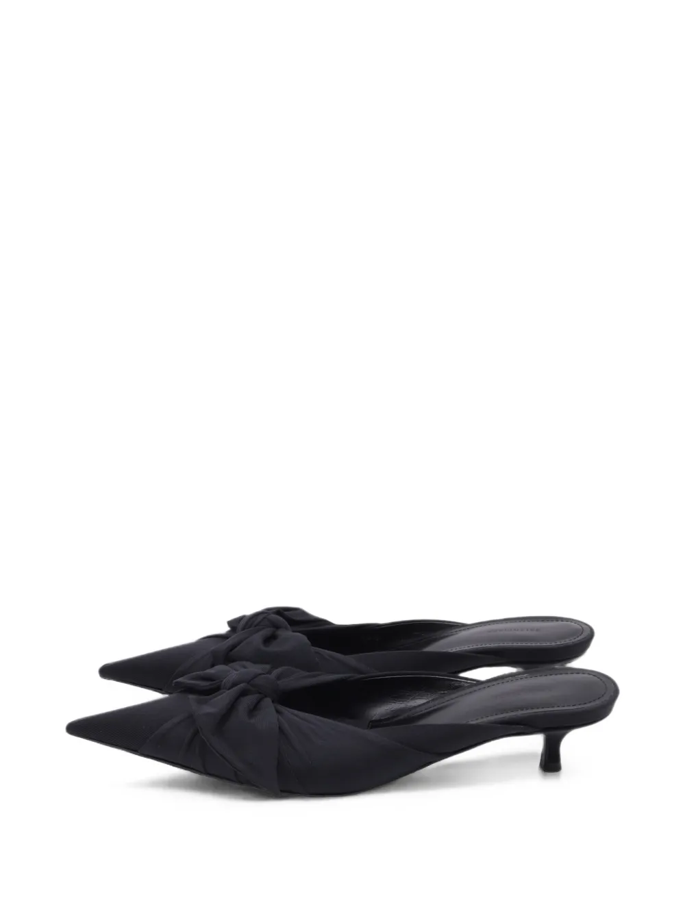 Balenciaga Pre-Owned Mules con fiocco - Nero