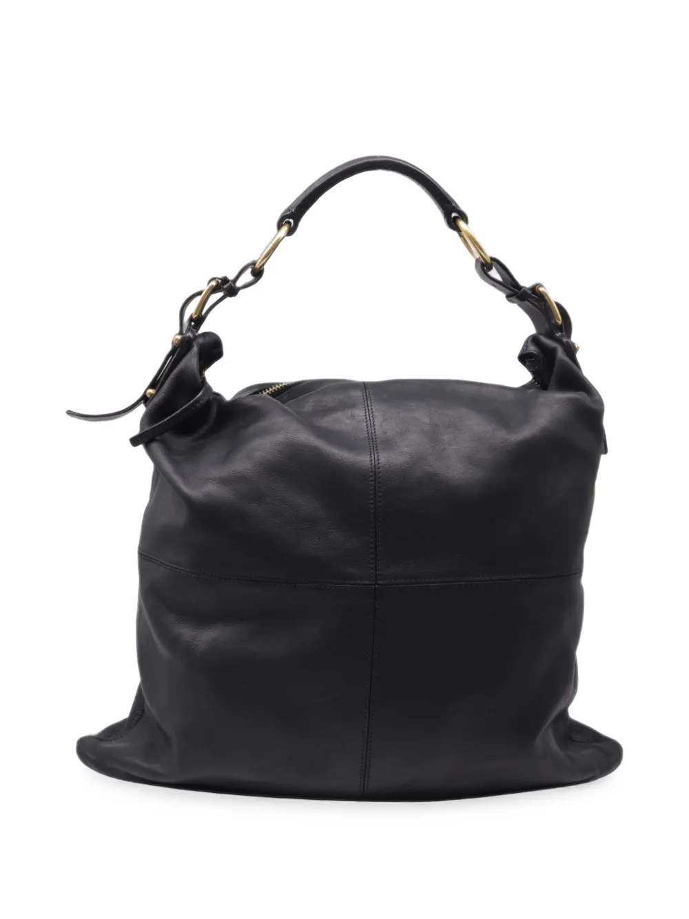 Celine Pre-Owned Slouchy leren schoudertas Zwart