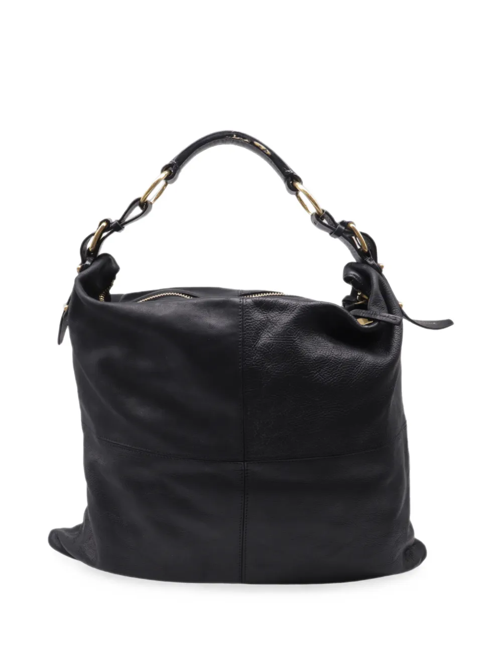 Celine Pre-Owned Slouchy leren schoudertas Zwart