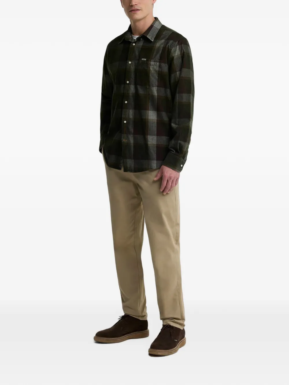 Barbour Harefield suede Derby shoes Bruin