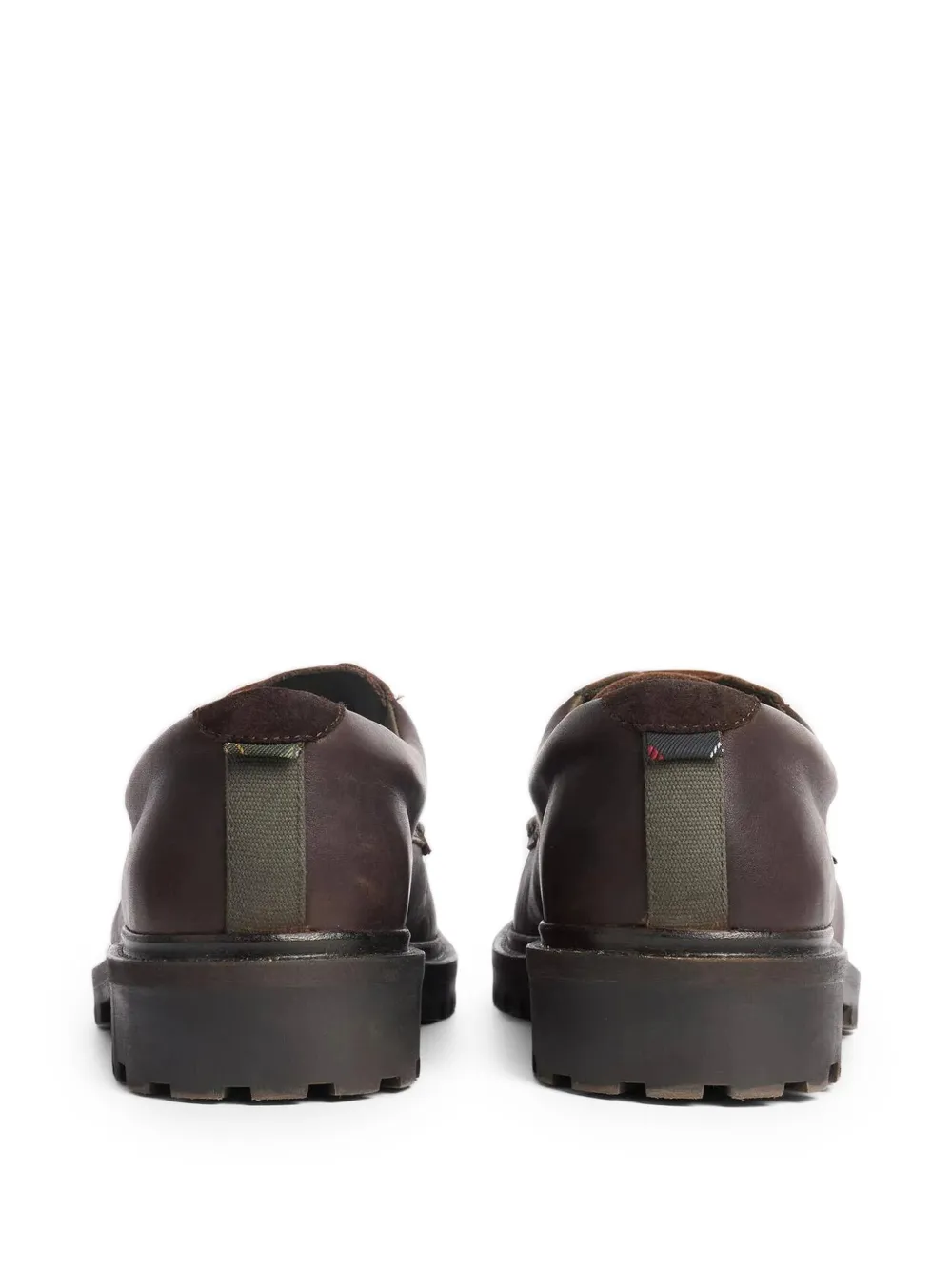 Barbour Paxton apron-toe chunky-sole boat shoes Bruin