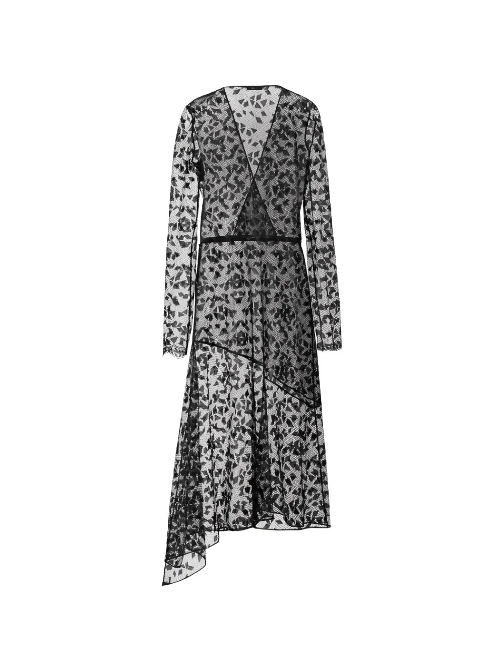 FENDI black cuneo lace dress Zwart
