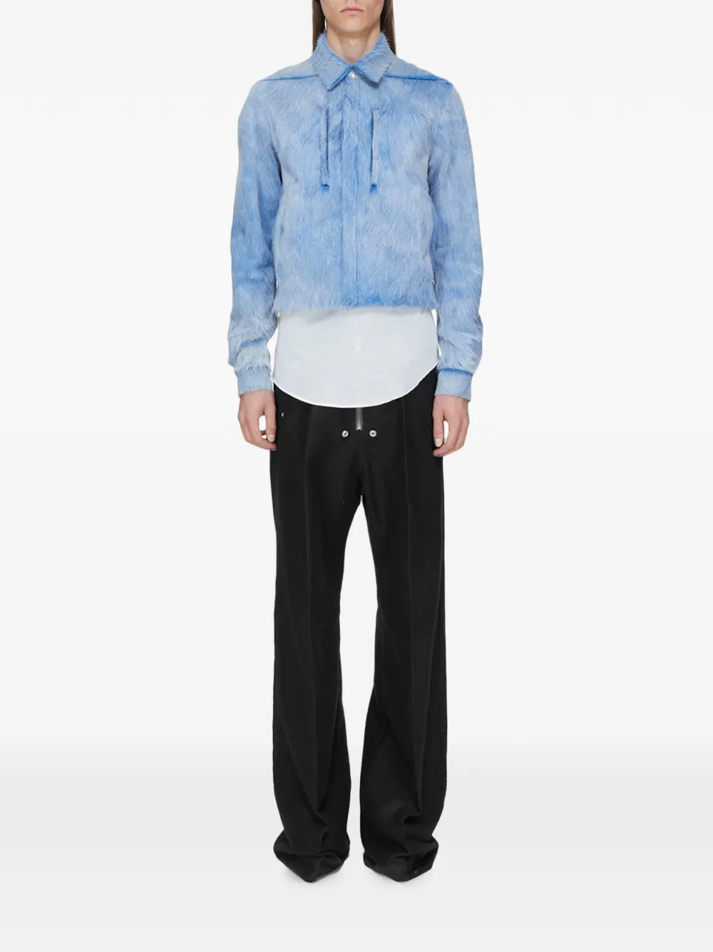 Rick Owens Bela broek met vlakken Zwart