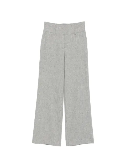 Lorena Antoniazzi pantalones anchos de talle alto