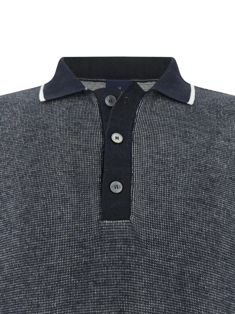 Paul & Shark Poloshirt met contrasterende bies Blauw