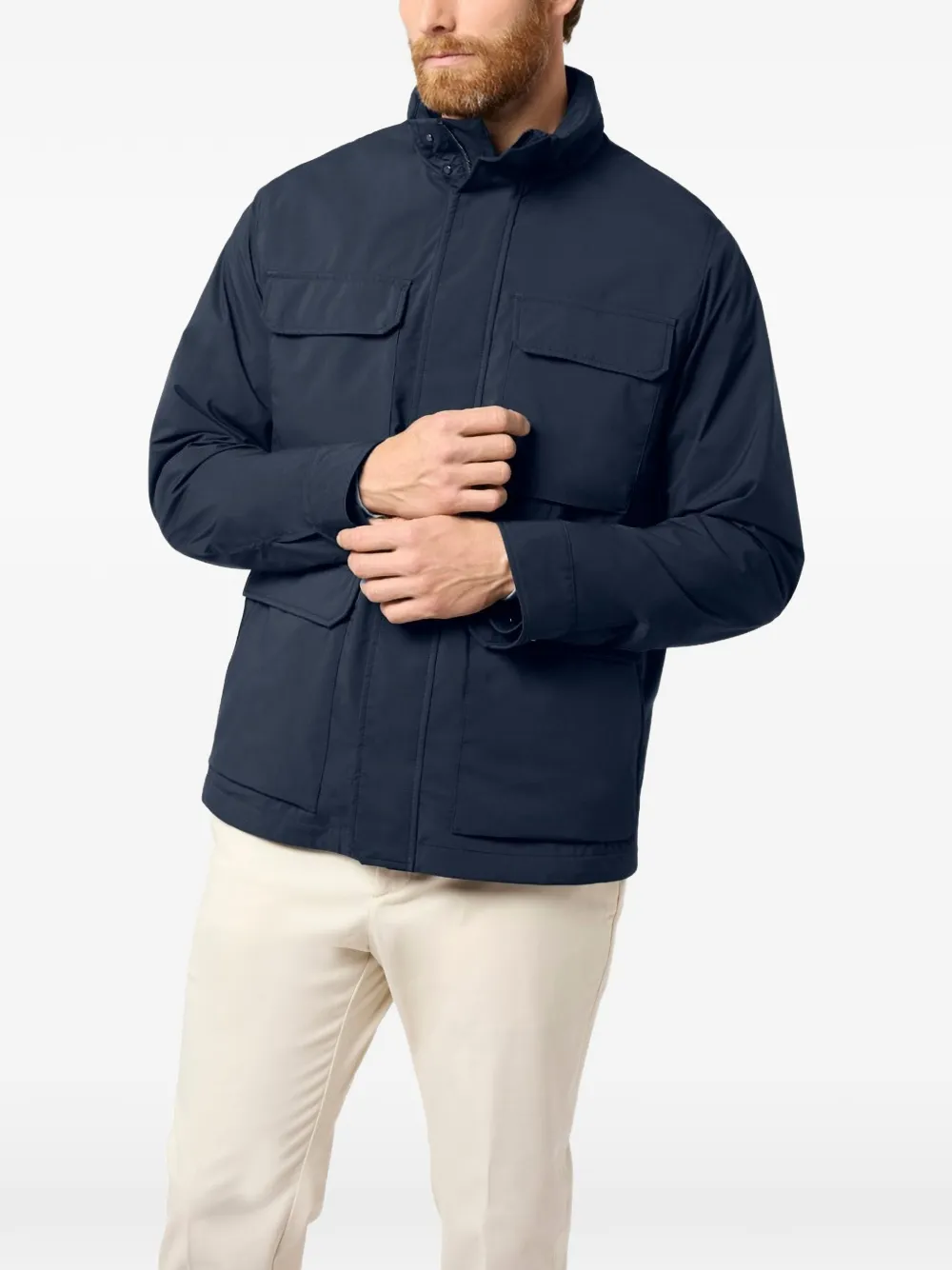 Paul & Shark Typhoon Platinum fieldjack Blauw