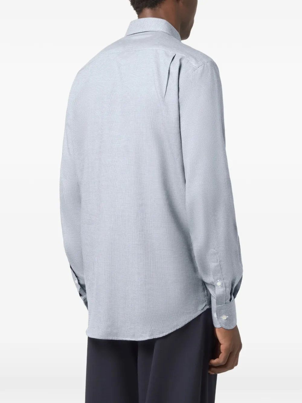 Paul & Shark Geruit overhemd Blauw