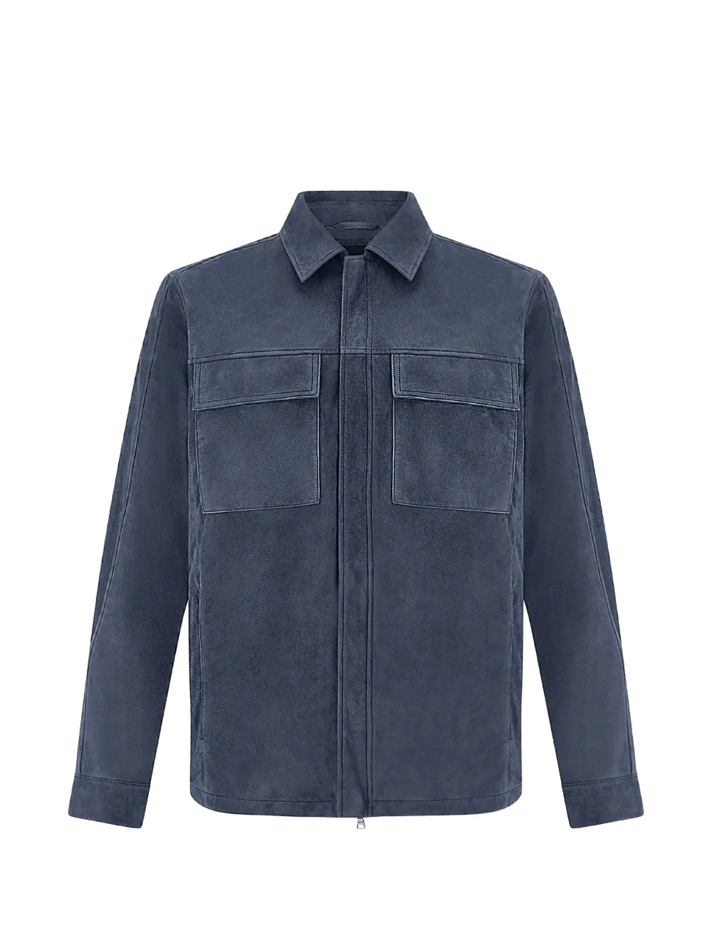 Paul & Shark Aqualeather suede jacket - Blu