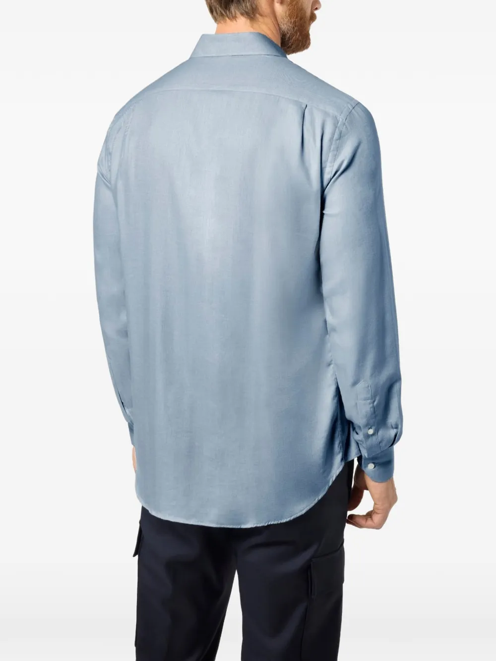 Paul & Shark X-Soft twill overhemd Blauw
