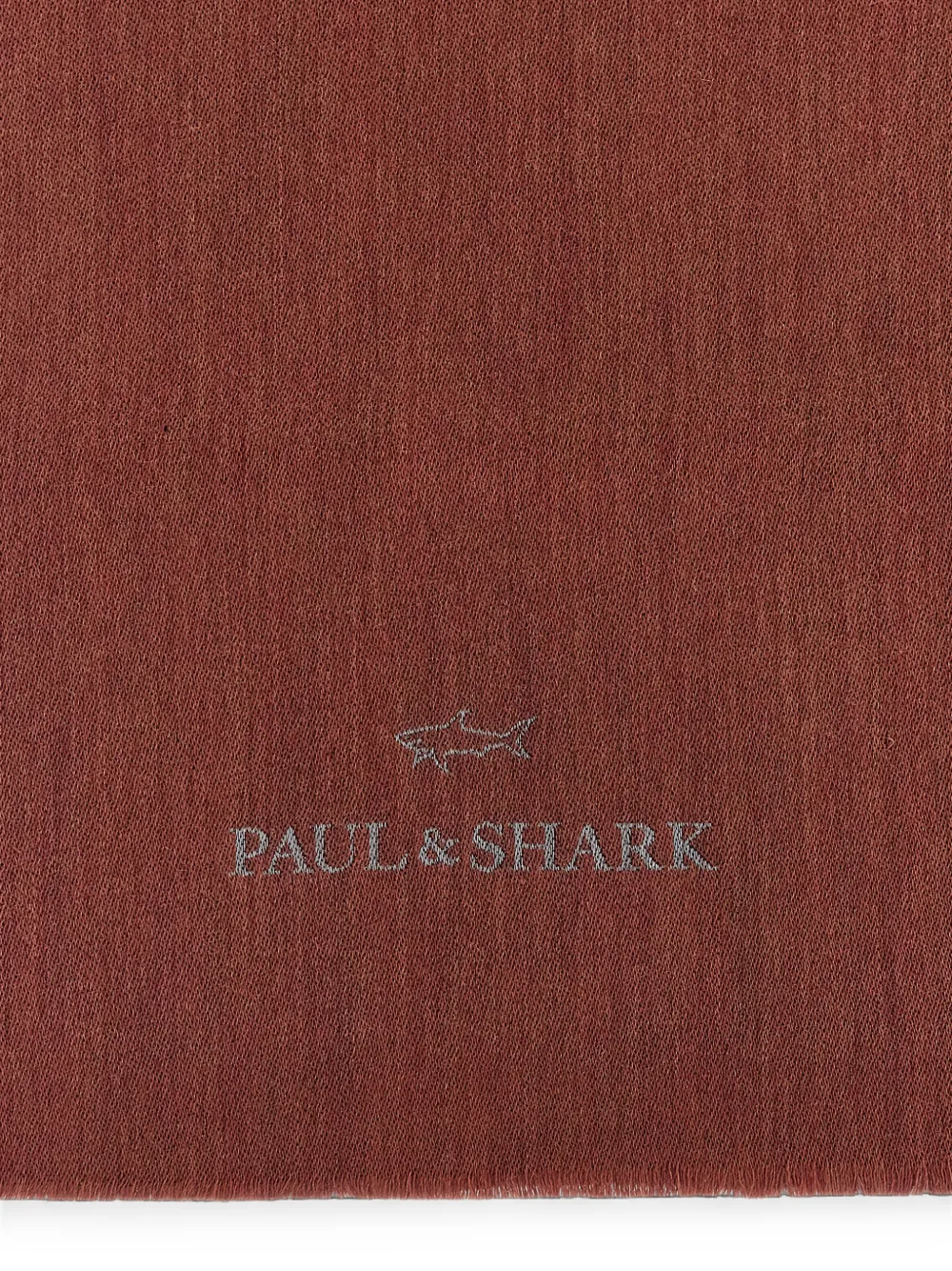 Paul & Shark Jacquardgebreide sjaal Bruin