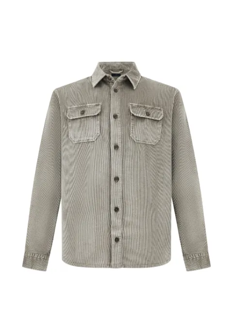 Paul & Shark corduroy-effect shirt