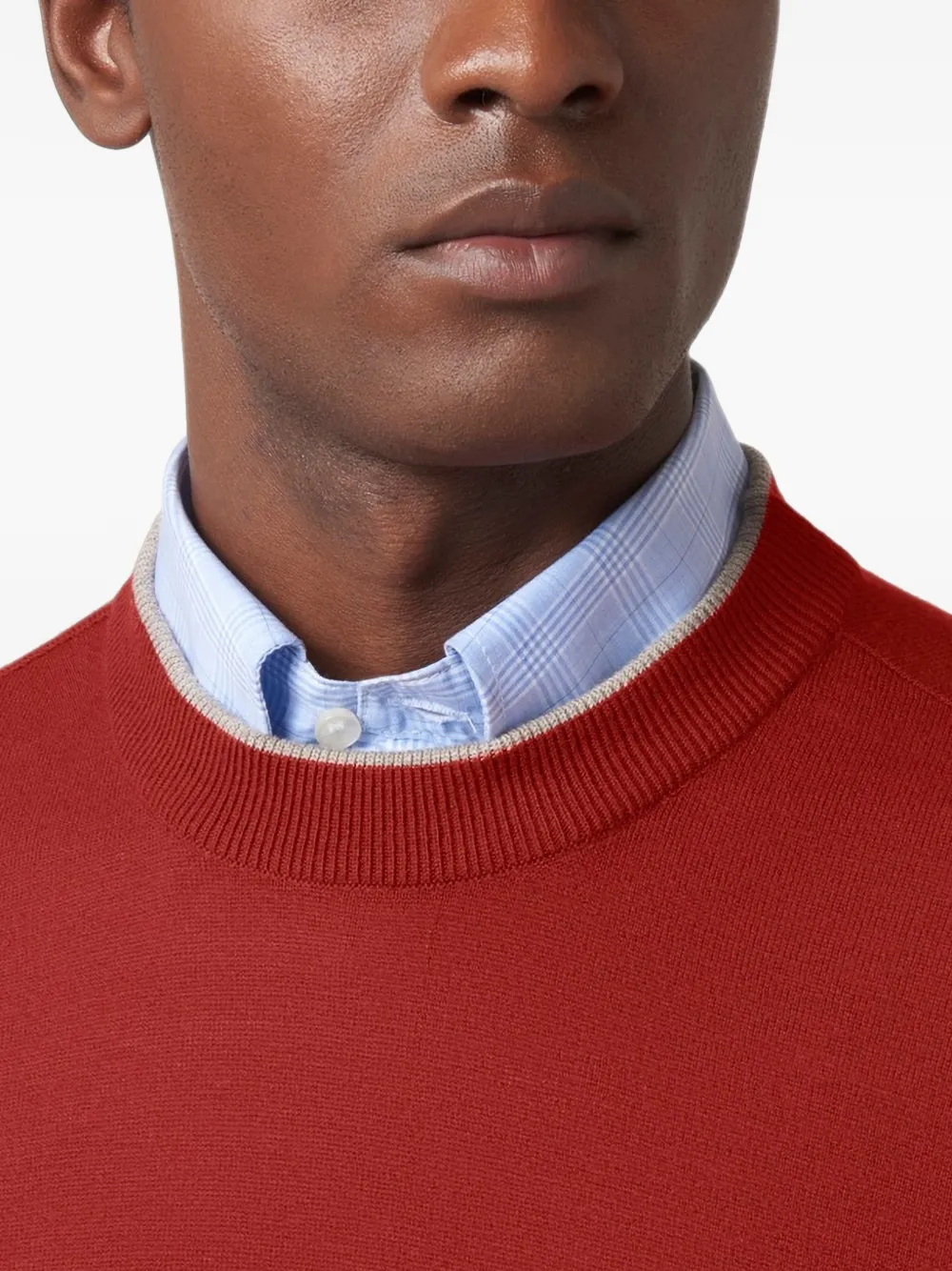 Paul & Shark Piuma-wool sweater Rood