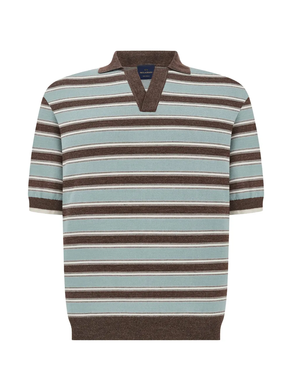 Paul & Shark striped short-sleeve T-shirt - Blu