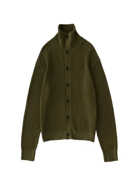 Studio Nicholson Oran ribbed-knit high-neck cardigan