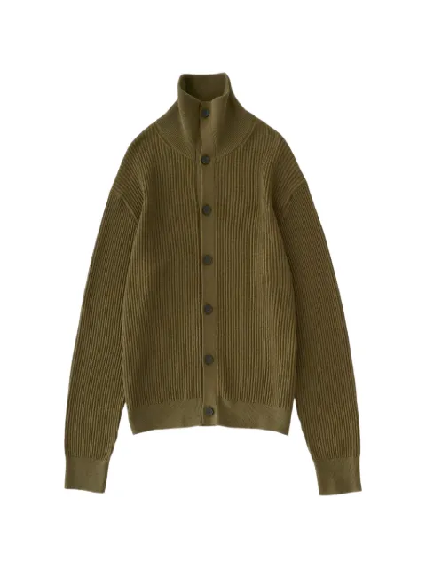 Studio Nicholson Oran ribbed-knit high-neck cardigan