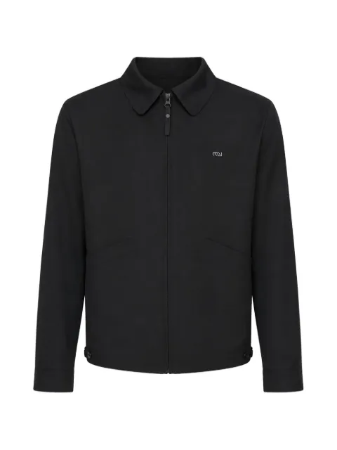Massimo Osti Studio logo-embroidered zip-up jacket