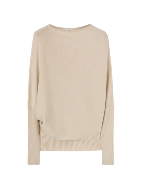 Agnona asymmetrical cashmere sweater