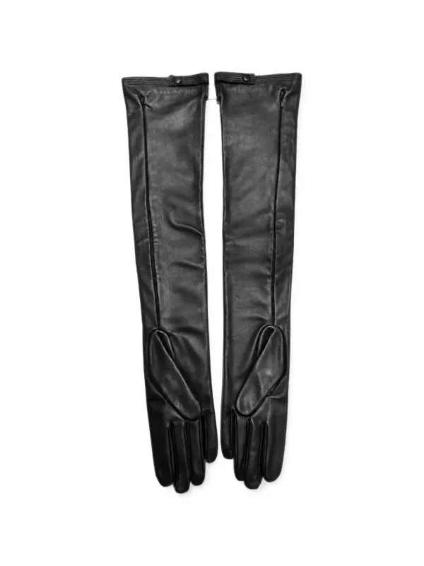 d*e様 Jean Paul Gaultier 黒 手袋 革 レディース Jean Paul Gaultier
